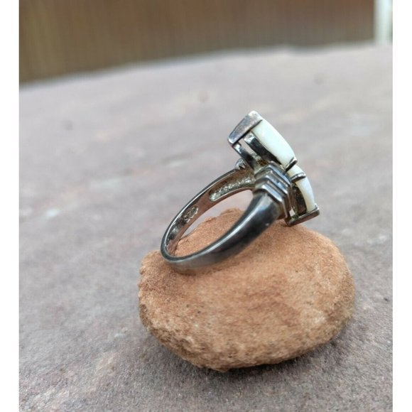 Antique Silver CARNELIAN Ring SZ 5.5 Beautiful Ring Lovely Setting - Picture 3 of 6